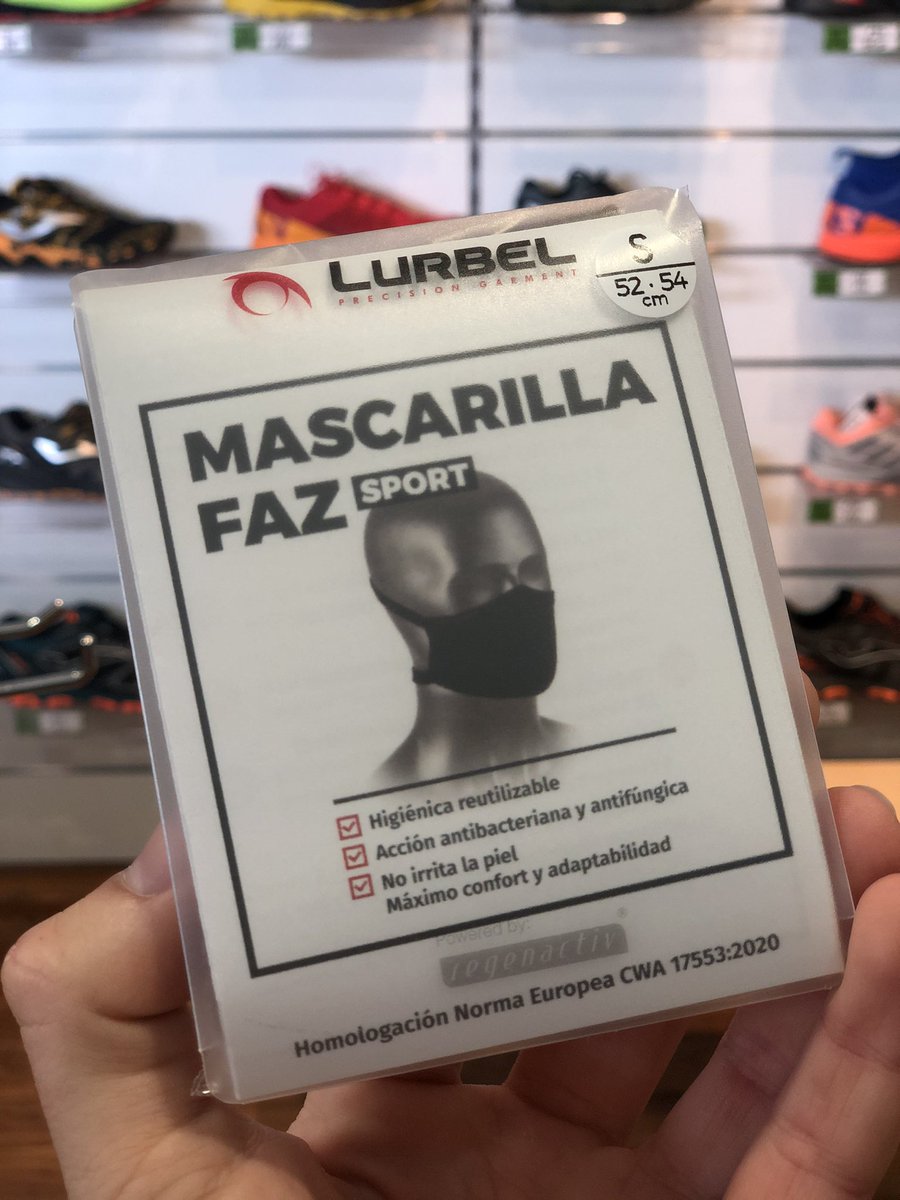 DEPORTESPODIUM's tweet photo. TENEMOS LAS MASCARILLAS REUTILIZABLES @LurbelPG EN NUESTRA TIENDA. PARA ADULTO Y NIÑO. 

#CabezónDeLaSal #Cantabria #CovidFree #NoCovid #MadeInSpain https://t.co/5CGVYm6qu2