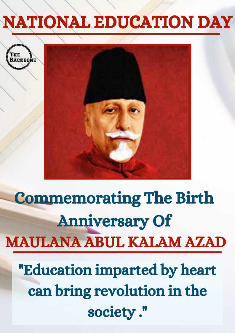 ''To succeed in your mission, you must have single-minded devotion to your goal. '' - Maulana Abul Kalam Azad.
#MaulanaAbulKalamAzad #greatman 
#NationalEducationDay 
<a href="/EduMinOfIndia/">Ministry of Education</a> 
<a href="/educationweek/">Education Week</a> 
<a href="/NationalEdu/">National Education</a> 
<a href="/NationalEducat4/">National Education Association</a>