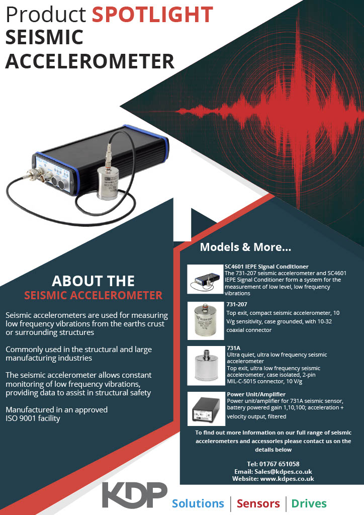 kdpelectronics's tweet photo. PRODUCT SPOTLIGHT - Seismic Accelerometer
For more information about our range of accelerometers and other products please visit our website or give us a call
https://t.co/6idy3Fzhu1
01767 651058
#Accelerometer #Seismic #Measure #Sensor #SignalConditioner #Vibrations https://t.co/kLxcpx2ZVR