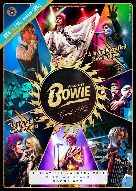 The Clapham Grand (@theclaphamgrand) on Twitter photo WE ❤️ BOWIE! Our previous Bowie Nights have proved that 🎉 ⚡️
So this time, let’s add a little EXTRA stardust 💫 ✨
Join us Friday 8th January as <a href="/absolutebowie/">Absolute Bowie</a> take to the stage as we salute the musical royalty that is David Bowie! Tickets available NOW! link.dice.fm/TiZiJ4EPibb WE ❤️ BOWIE! Our previous Bowie Nights have proved that 🎉 ⚡️
So this time, let’s add a little EXTRA stardust 💫 ✨
Join us Friday 8th January as <a href="/absolutebowie/">Absolute Bowie</a> take to the stage as we salute the musical royalty that is David Bowie! Tickets available NOW! link.dice.fm/TiZiJ4EPibb
