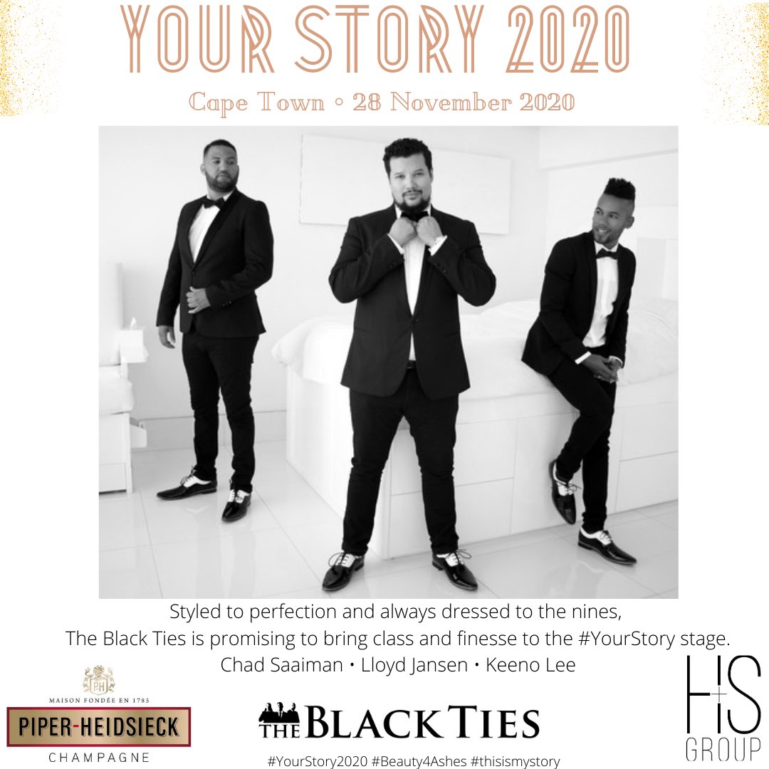 ReviewerZA's tweet photo. @TheBlackTies_SA bringing some classy entertainment at #YourStory2020 on 28 November in #CapeTown. Brought to you by @HSGroupZA &amp; @piperheidsieck #thisismystory #beauty4ashes #thePiperExperience #events #16DaysOfActivism https://t.co/osjNHSDjo4