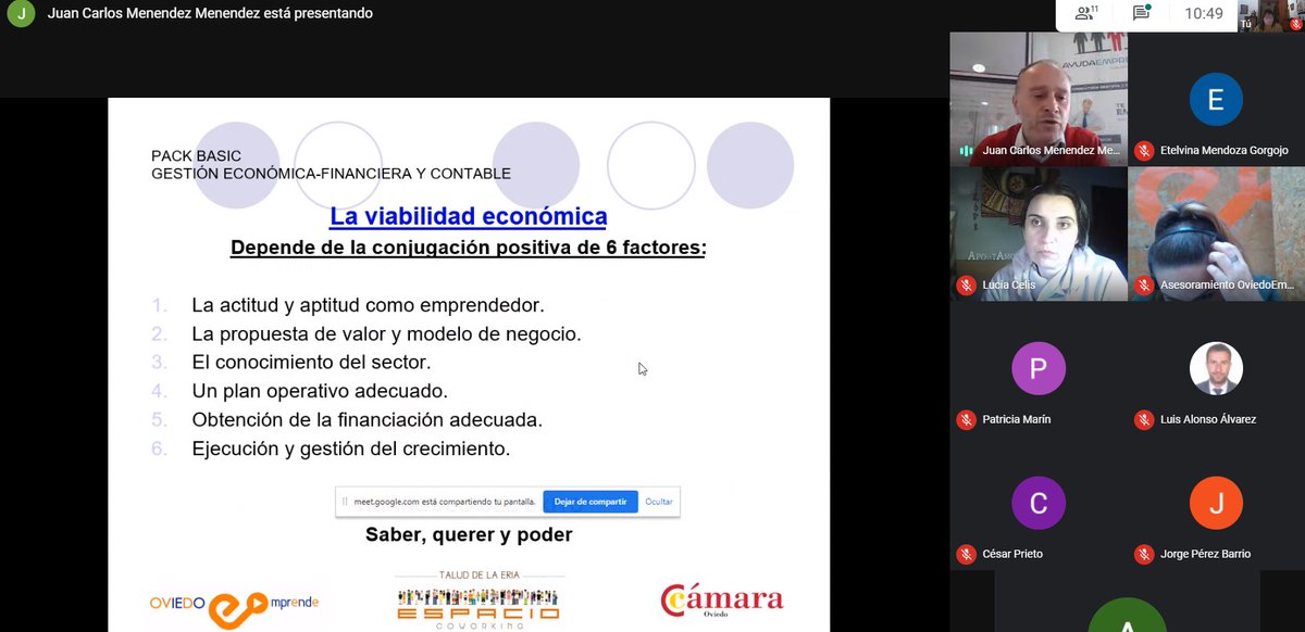 OviedoEmprende's tweet photo. Hoy, última sesión del #PackBasic todo lo que necesitas para emprender, ultimando detalles sobre fiscalidad y conociendo lo básico de la gestión económico-financiera y contable. Con Juan Carlos Menéndez @ayudaemprende Formación imprescindible
#OVDEmprende @aytoviedo @CamaraOviedo https://t.co/rN8Lah9afm