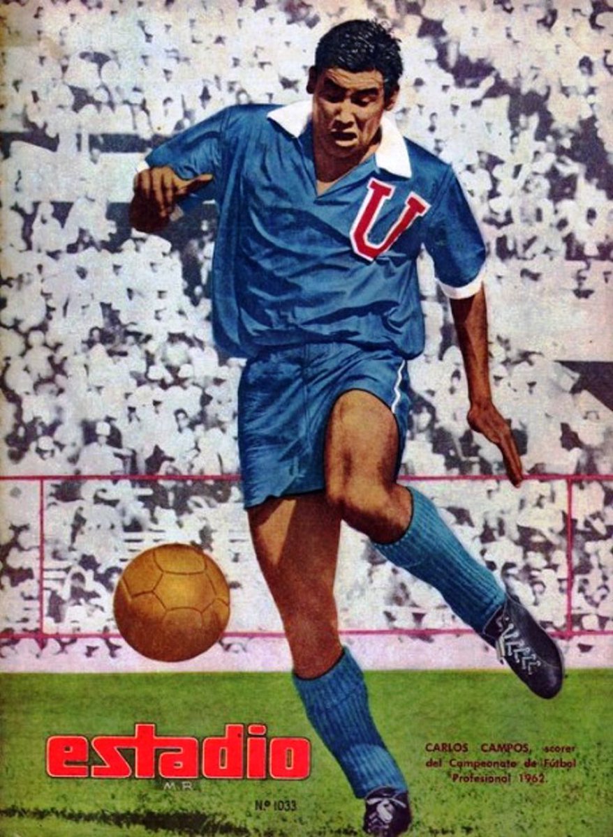 pelotazo's tweet photo. QEPD Carlos Campos

Goleador histórico de #UdeChile (199)
Tres veces máximo goleador del TN
Cinco veces mejor delantero de Chile
Goleador histórico del Superclásico (16)
Goleador histórico del Clásico Universitario (14)
Ganó los 6 títulos del Ballet Azul
Tercero del Mundo en 1962 https://t.co/7LdN3CCEBn