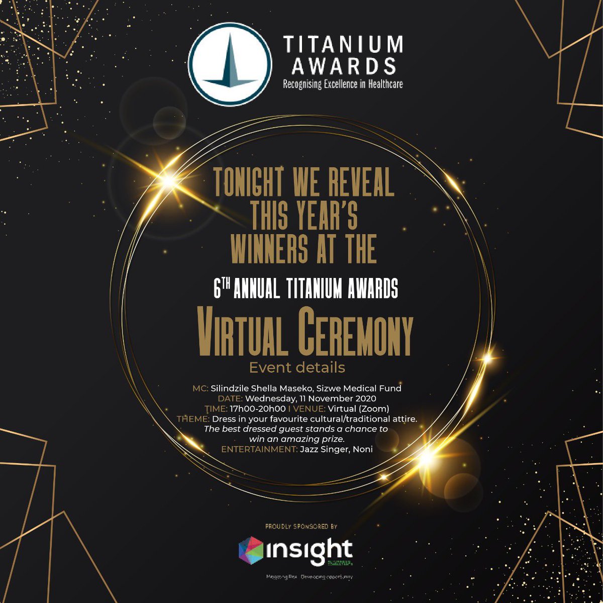 👏🏽 Join us for our Virtual Awards as we reveal this year’s winners! #titaniumawards