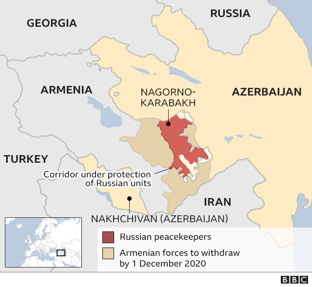 12/ More material is the transit corridor linking Azerbaijan’s Nakhichevan enclave - and, by extension, Turkey - with the mainland.