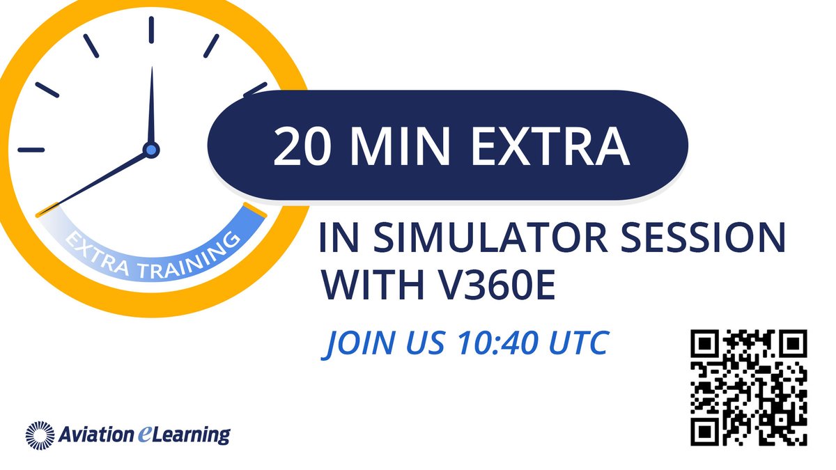 ael_aero's tweet photo. Join us for live presentation on “Virtual Refresher - Reduce Cost and Maintain Pilot Proficiency” at 10:40 UTC. Click the link at 10:40 UTC https://t.co/H6ZayGRFqF

#GATSEVENT #aviation #airlines #flighttraining #pilottraining #aviationtraining #Elearning #V360E #VirtualTraining https://t.co/jxVXbzhJY4