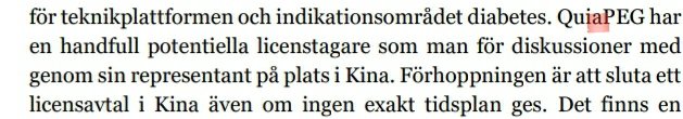AktieMaestro's tweet photo. Licenstagare inom kort? #Quiapeg https://t.co/TuZsoALC1y