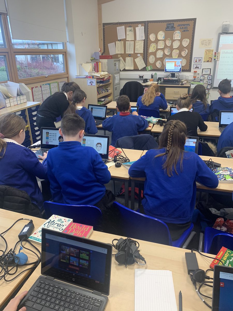 P5BBurnbrae's tweet photo. We are all logged in and busy with some numeracy practise on SumDog! https://t.co/94JCgtEKs8