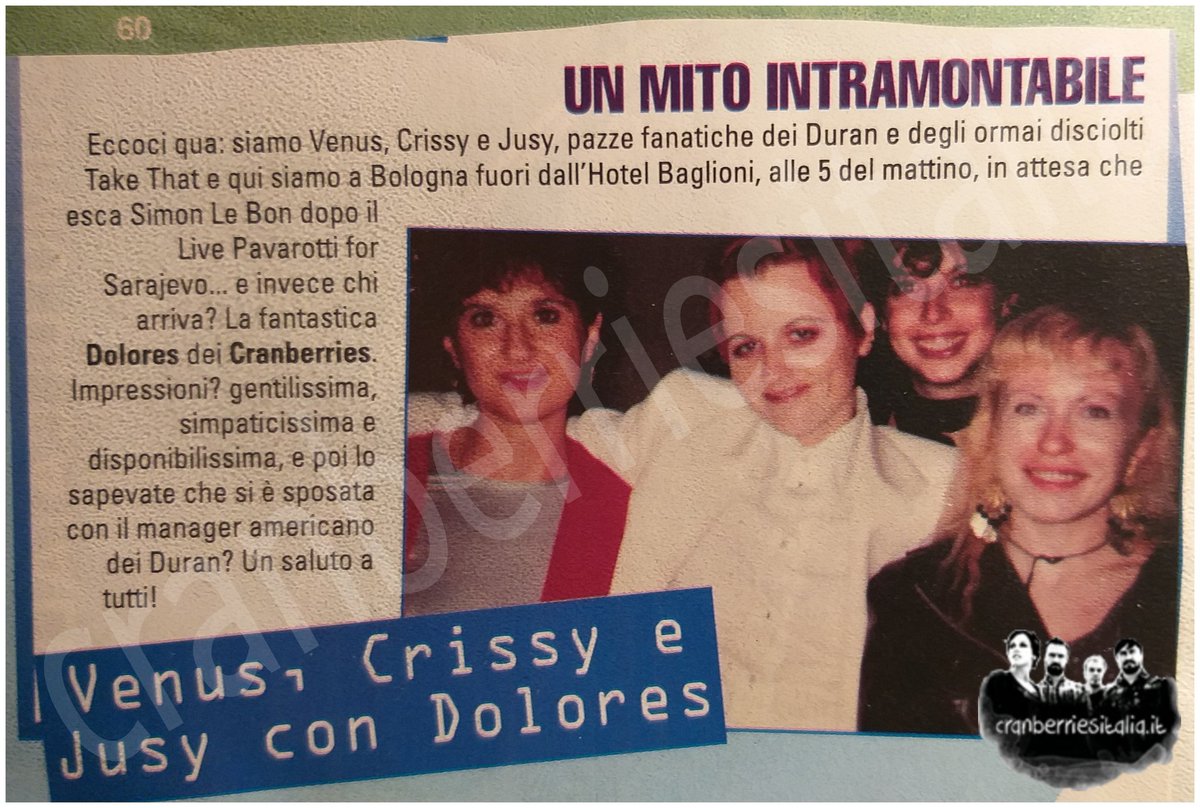 cranitalia's tweet photo. Who's arguing? 13
Settembre 1995, Modena, Pavarotti International: un Live Aid italiano con grandi musicisti internazionali. Dolores O'Riordan scalda i cuori con un intenso duetto sulle note dell'Ave Maria.
#25thNNTA #whosarguing https://t.co/IpBQsCBmIm