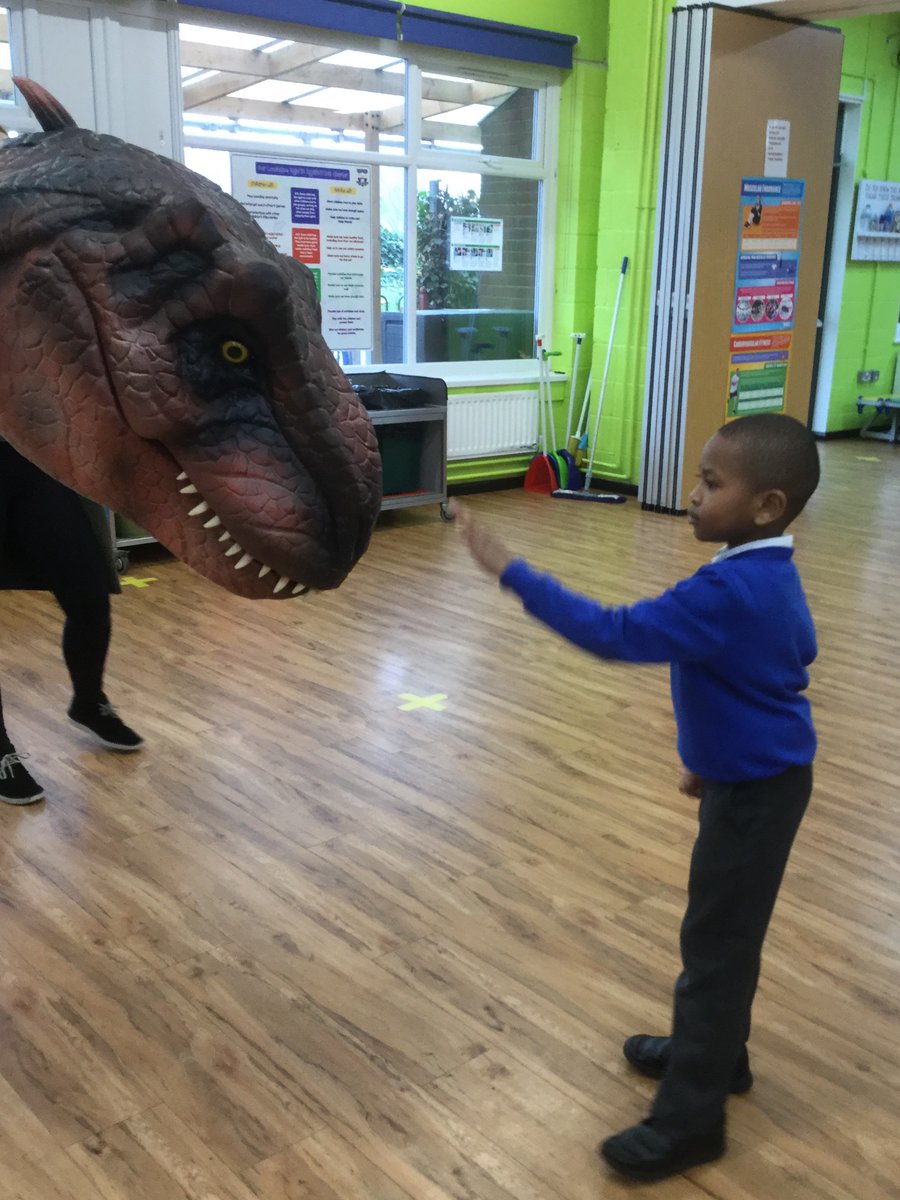 AdderleySchool's tweet photo. It’s not everyday you get to meet a dinosaur! #engageday #roarsome #dinosaurplanet @educationgroup 🦕🦖 https://t.co/lMrPVcoUdh