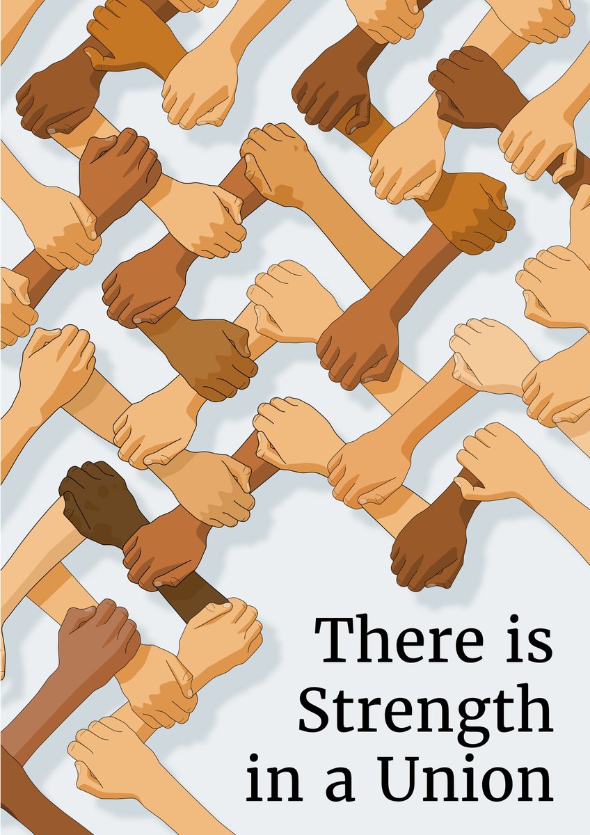 "There is strength in a union"Design by Felix O’MahonyCheck out the full artpack:  https://labourdesign.co.uk/art-packs/autumn-20-join-a-union