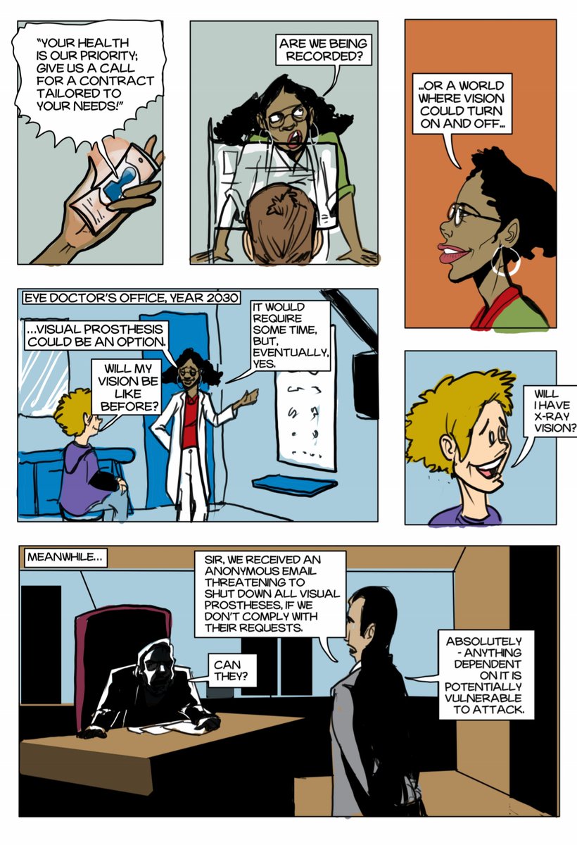 Clarissajaz's tweet image. We just made a comic about our scientific publication! We used foresight to find out bioengineering issues that will be important in 5-15 years!
#scienceforsociety #scienceforpolicy 
@eLife
@CSERCambridge 
@Cambridge_Uni 
@AcademicChatter 
@SAPEAnews 
@INGSciAdvice 
@ISC 
@wef