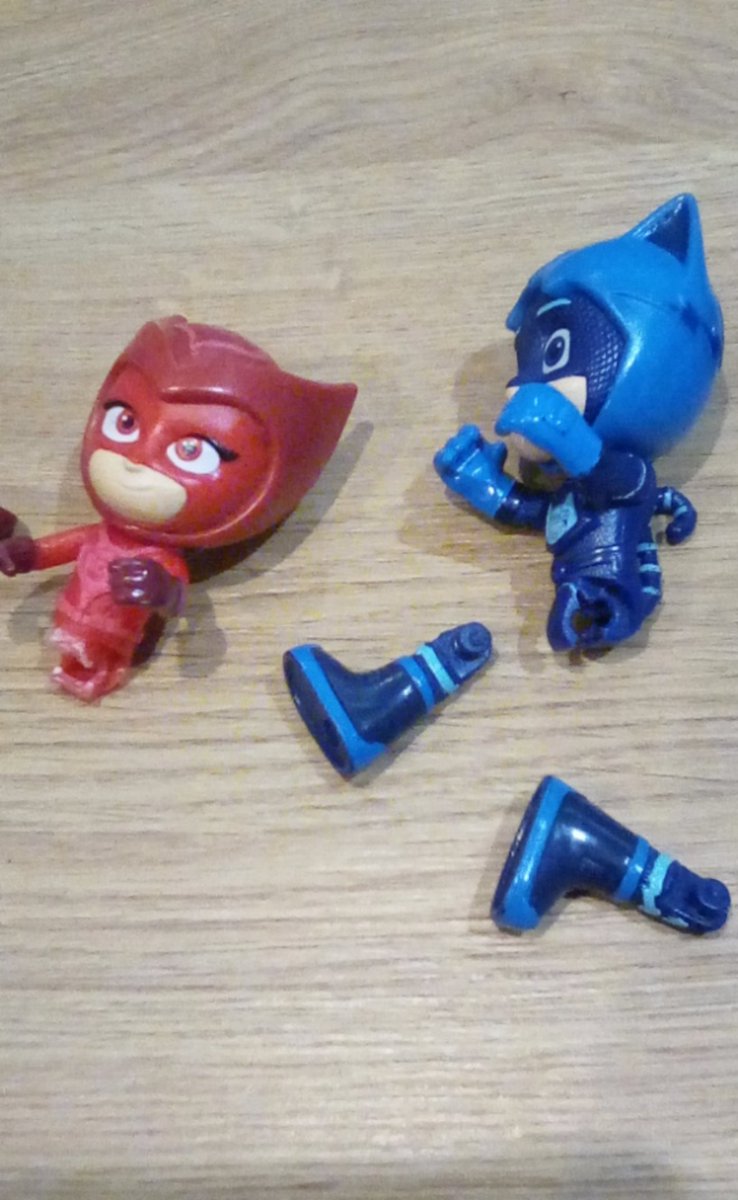 jcjhudsonphoto's tweet photo. @Disney_UK I think there is a design manufacturing issue with pj masks figures as you can see at least the third figure with the same problem comments please... https://t.co/vctWV2aLH6