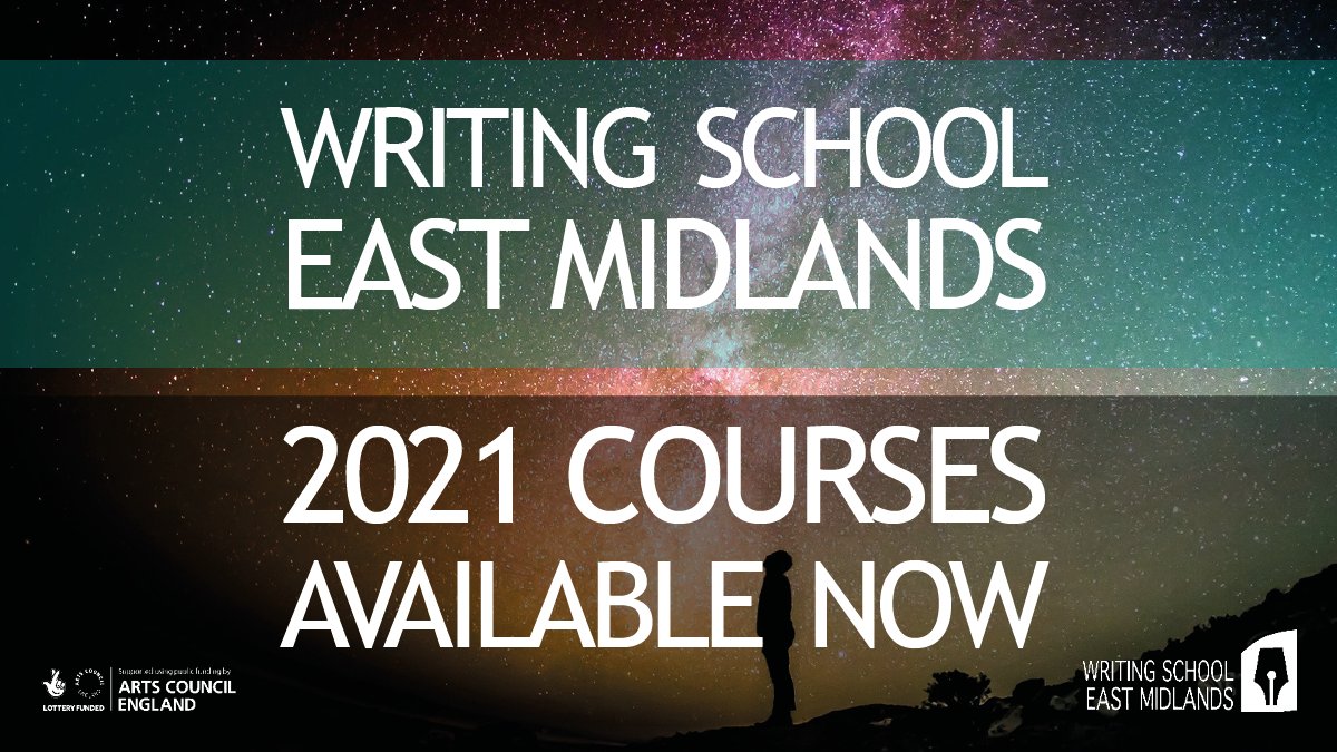 Our first courses for 2021 are now available. A whole new galaxy of opportunity for writers. #amwriting #onlineclasses 

Learn in small, supportive groups with amazing tutors like <a href="/ReaperSteven/">Steven Dunne - BLOOD SUMMER</a>, Sabrina Smith, <a href="/SophieSparham/">Sophie Sparham</a> &amp; <a href="/HelenMort/">Helen Mort</a>. 

writingschooleastmidlands.co.uk/shop/