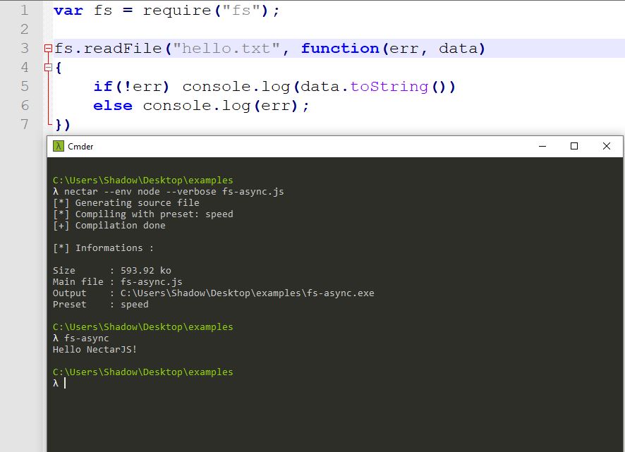 NectarJS's tweet image. #NectarJS goes one step further with #NodeJS compatibility by starting the implementation of #libuv for fs

Follow NectarJS on github: github.com/NectarJS/necta…

#node #js #javascript #typescript