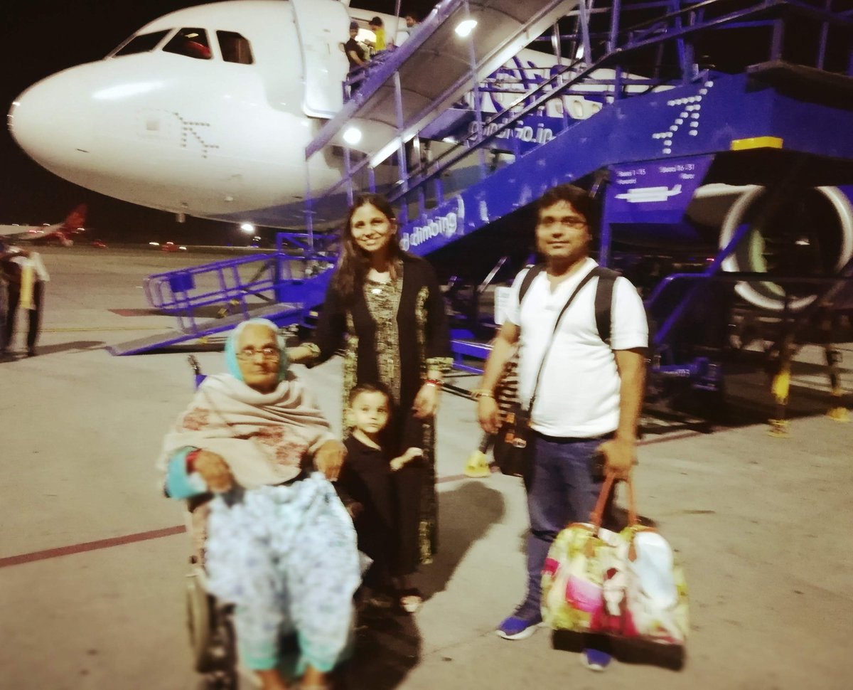 prince084's tweet photo. @ManojSaru @oppomobileindia This diwali I made my 'Dadi' smile. She is 80+ and I took her to her first flight trip along with my I'll child and wife.
It was amazing to see her so happy. I felt blessed.
#OPPOA15, #OPPOA53, #OPPOPowerBank #OPPOEncoW51 @oppomobileindia #OPPODiwaliWithTechGyan 🪔🪔 https://t.co/KQOUbddpn1