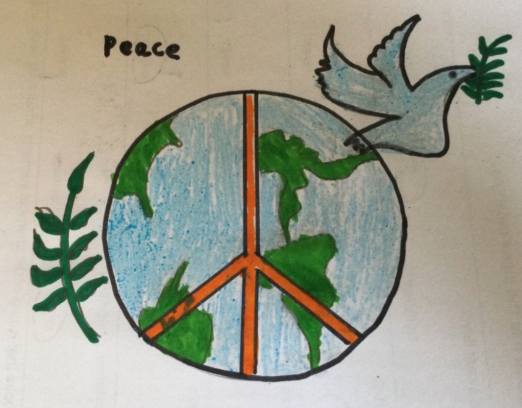 TBSyear5's tweet photo. Year 5 thought about #RemembranceDay2020 today. They then created art to commemorate this day, and spread the message of peace and hope. https://t.co/3lJHYvkc54