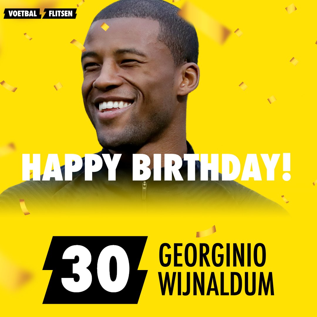 Happy birthday Georginio Wijnaldum. 