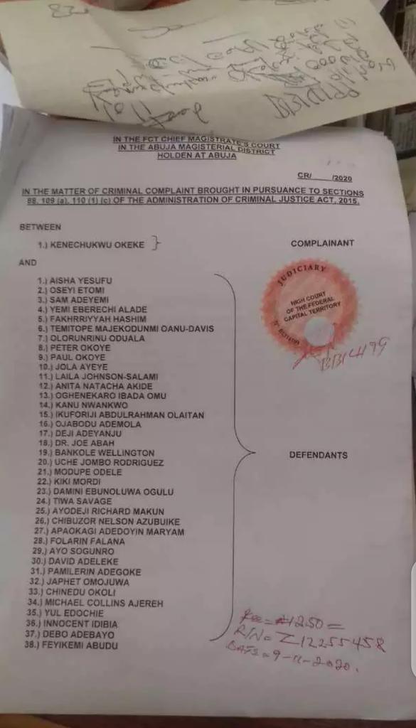 aranewstrends's tweet photo. #Endsars : Kenechukwu okeke sues Davido, Psquare ...Read more  https://t.co/LgDFzuCDcW https://t.co/cUSoiFh7T0