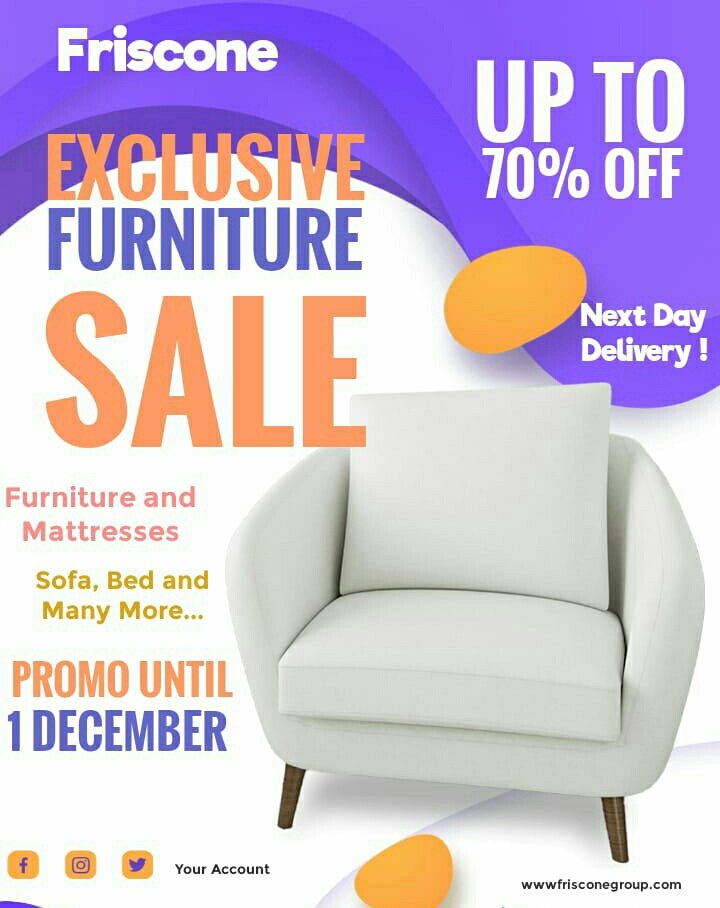 friscone_group's tweet photo. #Friscone ke saath apne ghar ki shobha badaye !

Upto #70% Off on #Furnitures

#Sofa
#Bed
#Chairs
#Cabinet
#Wardrobe 
#Diningtable

More and More Products - One Stop Solution Only on Friscone Group. https://t.co/hJSIC0bTEK