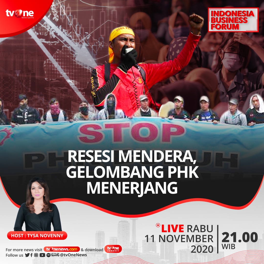 IBFtvOne's tweet image. Ekonomi RI saat ini sedang sulit dan dilanda resesi. Gelombang PHK tak terhindarkan karena sejumlah pabrik dan perusahaan tutup akibat alami kerugian. Apa langkah yang harus diambil untuk mengatasi maraknya PHK? @tvOneNews cc @karniilyas