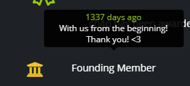 It looks like <a href="/hackthebox_eu/">Hack The Box</a> was founded 1337 days ago according to <a href="/hpylarinos/">Haris Pylarinos</a> profile!

So happy elite "anniversary" HackTheBox :)

#HackTheBox #l33t  #HackThePlanet