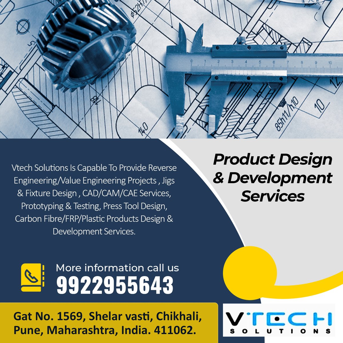SolutionsVtech's tweet image. Vtech Solutions Is Capable To Provide Products Design &amp;amp; Development Services.

For free Enquiry Call Us on 9922955643
info@vtechsolutionsindia.com
vtechsolutionsindia.com

#VtechSolutions #Pune #productdesignanddevelopment #engineeringprojects #designanddevelopment