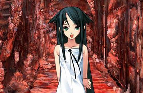 canyouseeorgans's tweet photo. Saya not Uta's background is filled with internal organs https://t.co/vbAriW0saf