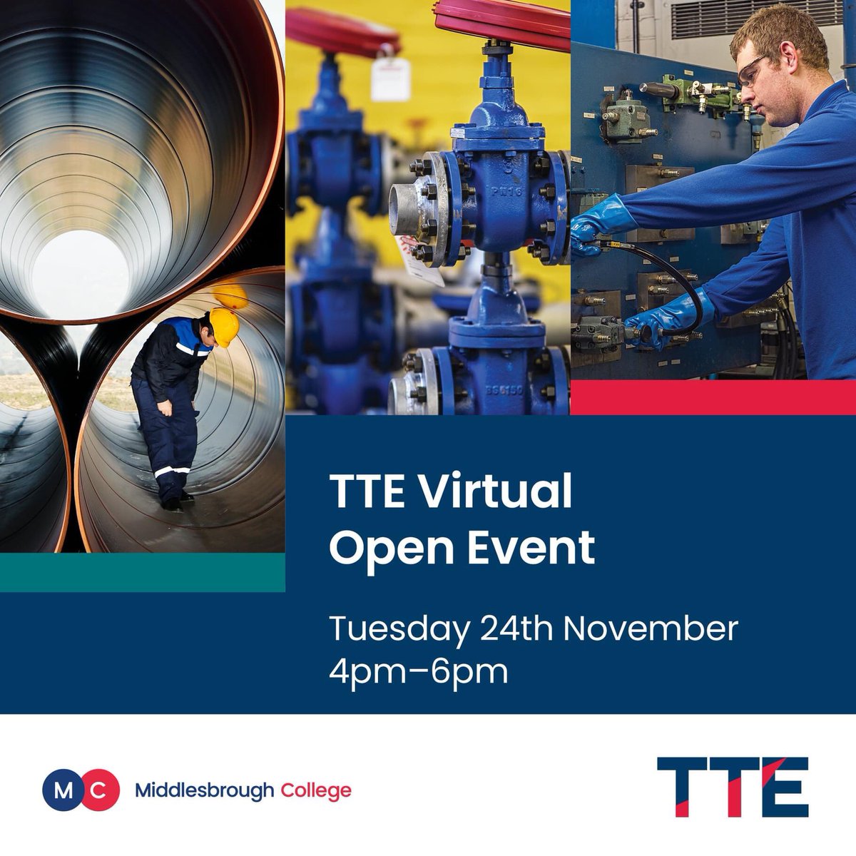 TTE_Technical's tweet photo. Have you signed up to our November Virtual Open Event yet? 🙌

Join us on 24th November to find out more on the courses we offer and all of our student perks! 

Pre-register: https://t.co/EgYpOEcxTY https://t.co/hdRVbLTMku