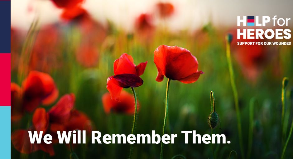 HelpforHeroes's tweet photo. We Will Remember Them. #LestWeForget https://t.co/zHuf3b3nfJ