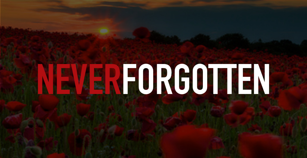 We Will Remember Them #RemembranceDay