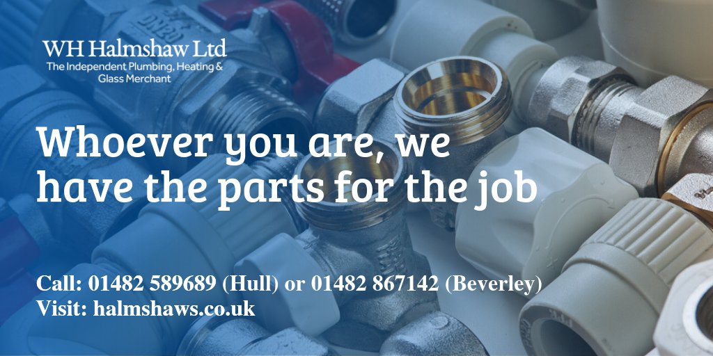 Are you an experienced heating engineer or a DIY enthusiast? Whoever you are, we have the parts you need to complete the job quickly. Just get in touch: ow.ly/DCg750BFeUS

#plumbersmerchant #hull #beverley
