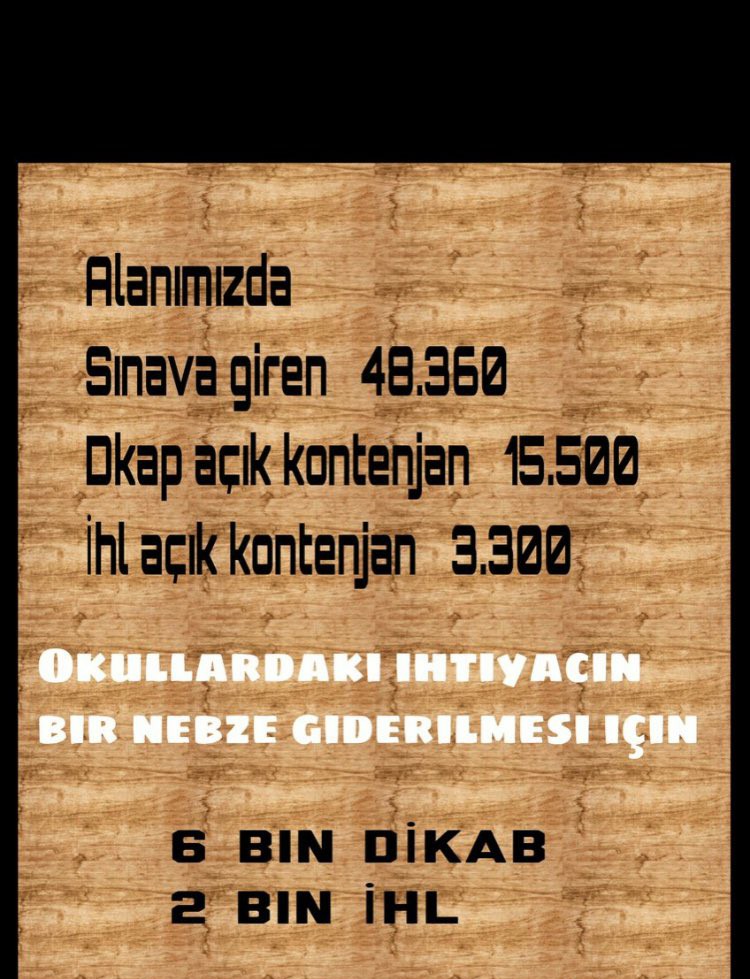 F14522's tweet photo. @RTErdogan 60 bin öğretmen ataması istiyoruz https://t.co/kbOsQ4CuoX