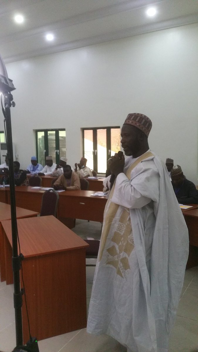 Opening prayer by Mal Muhammad Sanunsi