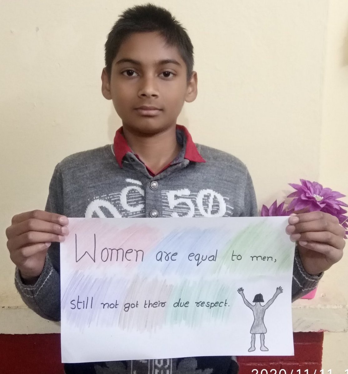 Chandan68535009's tweet photo. My slogan sainik school nalanda #cbsened https://t.co/s7DSfBWGJE