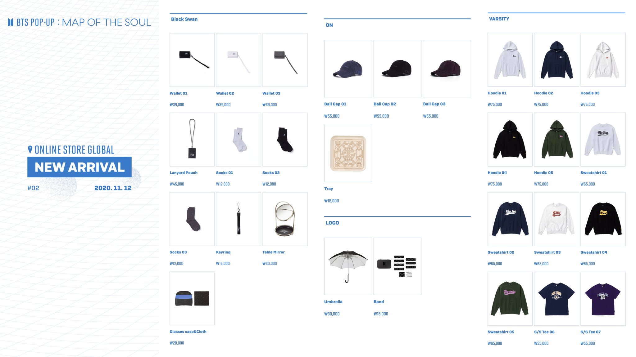 BTS Merch⁷ (SLOW) on Twitter "[BTS POPUP MAP OF THE SOUL Online