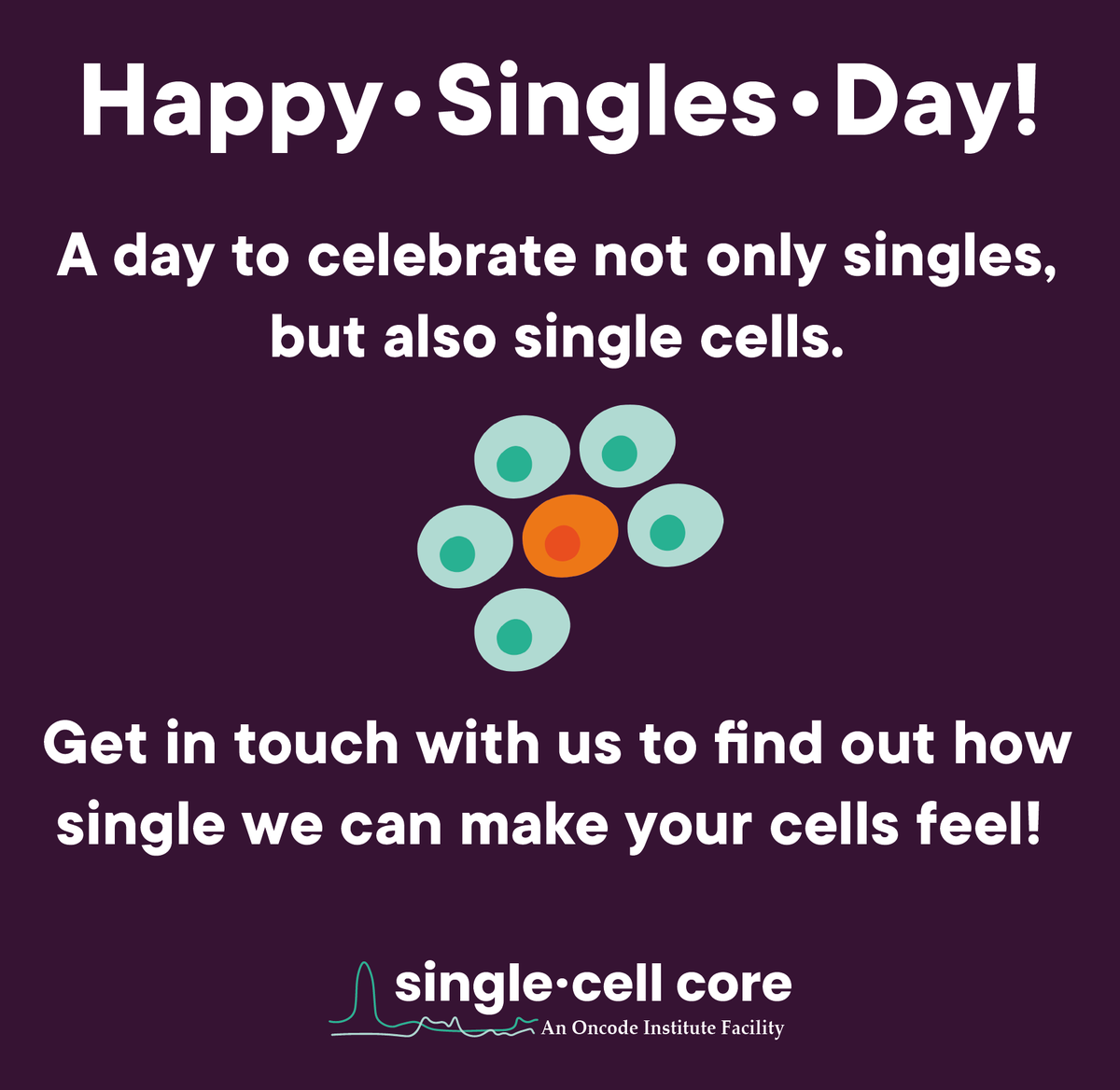Happy Singles Day!
#singlecellseq #epigenomics