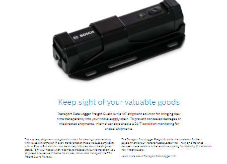 Lets take a look at their partners and exposure, and see where some of the leads may originate from - fortunately,  #STAR has a lot of great partners that will be all over the vaccine/treatment suppliers First up: Bosch TDL140 (aka Kylos)  https://www.bosch-connectivity.com/products/connected-logistics/transport-data-logger-freight-guard/