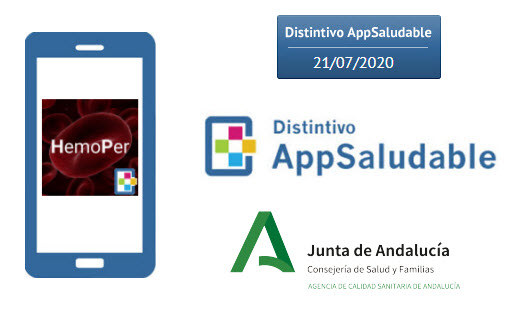 🎖️La app `HemoPer´, diseñada para ayudar a los profesionales sanitarios en la toma de decisiones sobre el manejo perioperatorio de los fármacos antitrombóticos de sus pacientes, cuenta con el distintivo #Appsaludable <a href="/calidadACSA/">Agencia de Calidad Sanitaria de Andalucía</a>. ¡Enhorabuena! #mHealth ➡️bit.ly/36nzNUl