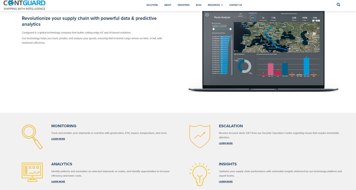 But it does not stop there! A very promising container tracking start-up (which as grown considerably) comes from Contguard  https://www.contguard.com/&nbsp; Contguard Sole Product is the Tetis and Tetis-R, a container tracking device (very similar to the TDL/Kylos)