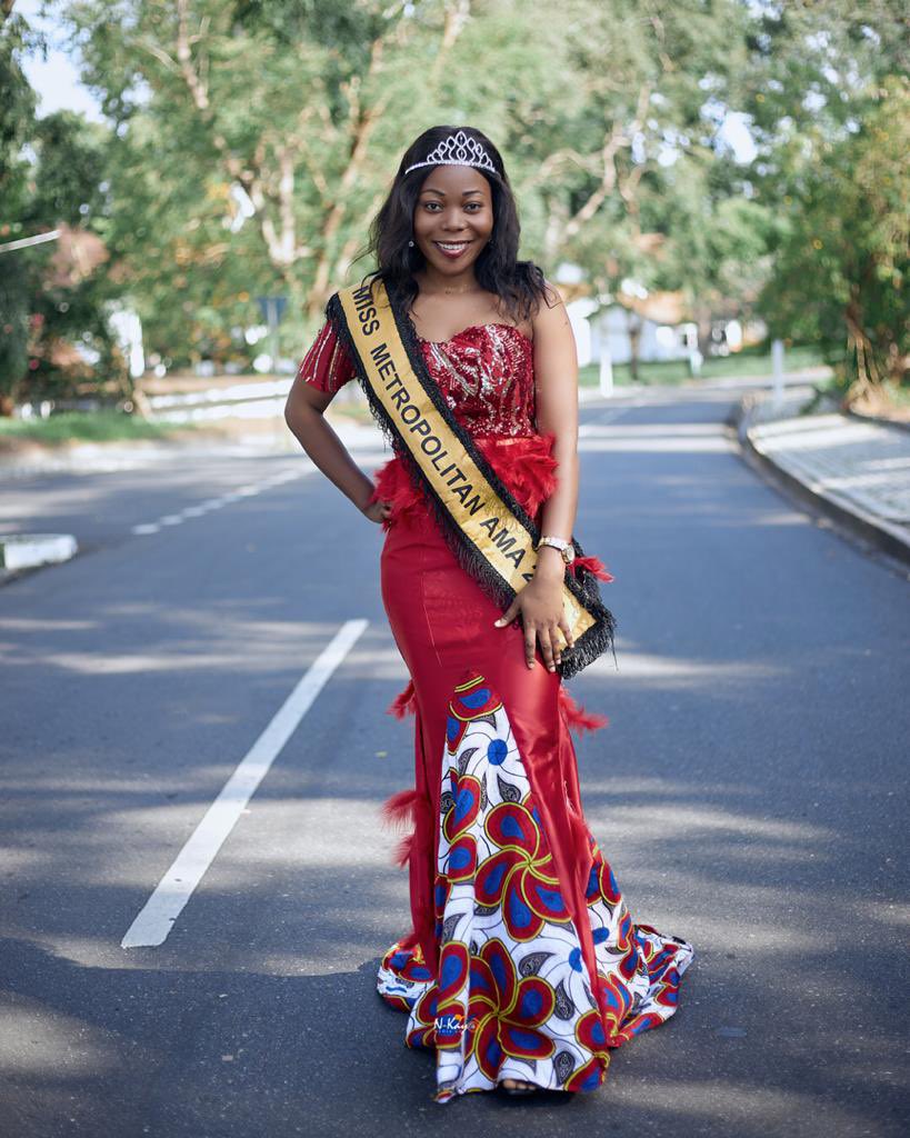 missmetroghana's tweet photo. It’s a beautiful Wednesday and we give you the beautiful @sandra_atu the @AccraMetropolis Queen 👸🏽 @missmetroghana 2020. She loves swimming and traveling. She aspires to become an linguistic expert and an administrator. #mmg2020 #mmghana #QueenSandra #covid_19 #sdgs https://t.co/pV7CT8WfjZ