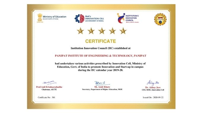 CheshtaBakshi's tweet image. Panipat Institute of Engineering and Technology (PIET) awarded with 5-star rating by Ministry of Human Resource Development (MHRD) Innovation Cell and AICTE

#BestEngineeringCollegesinDelhiNCR #PanipatInstituteofEngineeringandTechnology #PIETCollege #Digpu digpu.com/education/piet…