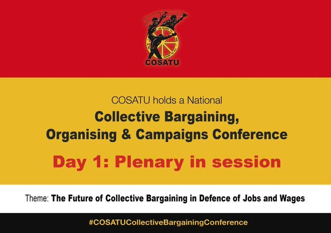 _cosatu's tweet photo. We must tackle in the country situations where workers are #retrenched through #SMSes argues @CCMA_SA @deptoflabour @UIFBenefits @ewnupdates @Radio702 @POWER987News @CapricornFMNews @SAfmRadio @Newzroom405 @SABCDikgang @ThobelaFMYaka @CapricornFMNews @BusinessLiveSA @ilo_pretoria https://t.co/yJ9VFgCVEQ