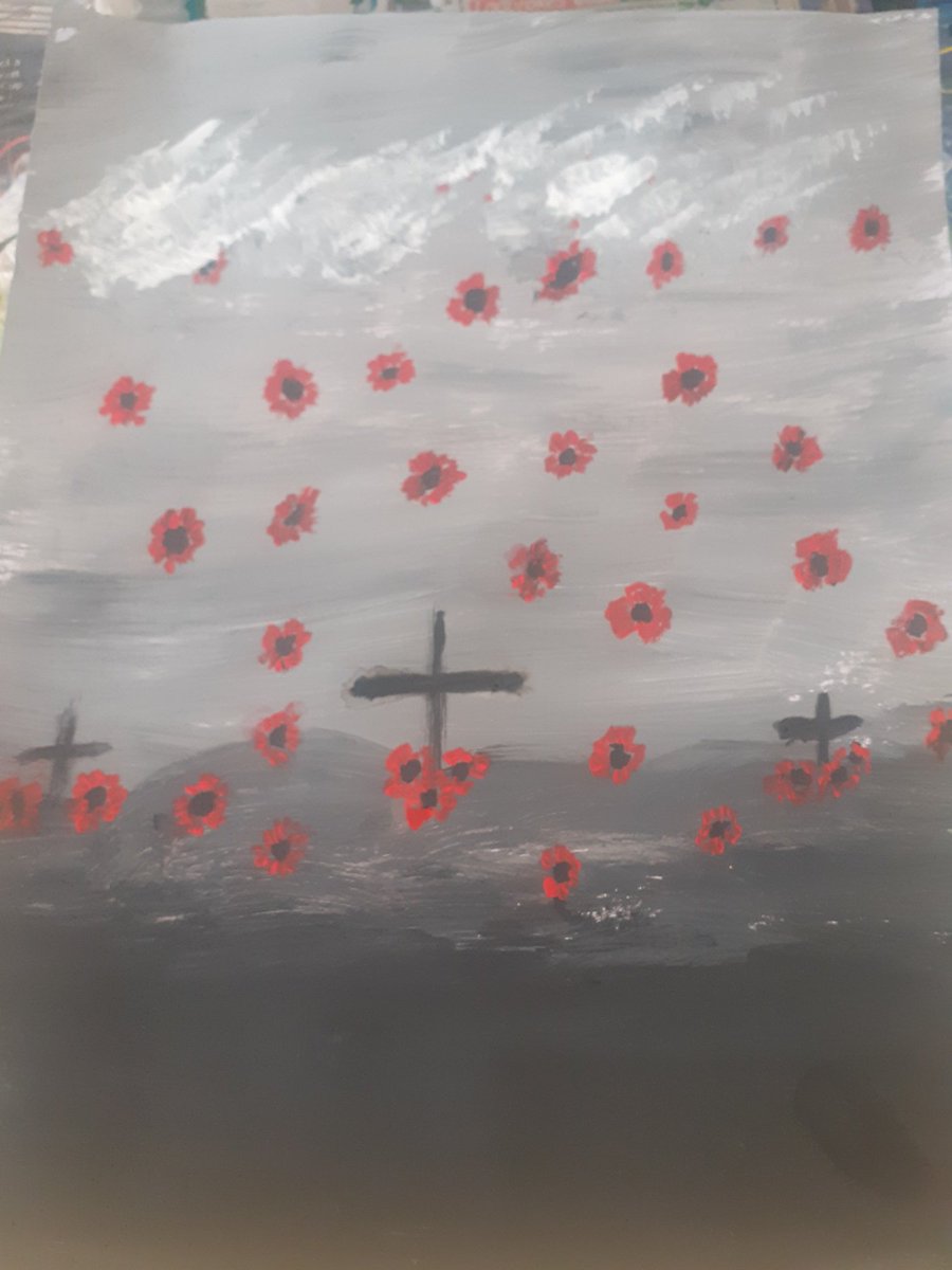This is my painting for Remembrance day. I shared this on instagram and fb, with music #Veralyn #Wellmeetagain. To all our heroes 😘❤❤❤xxx