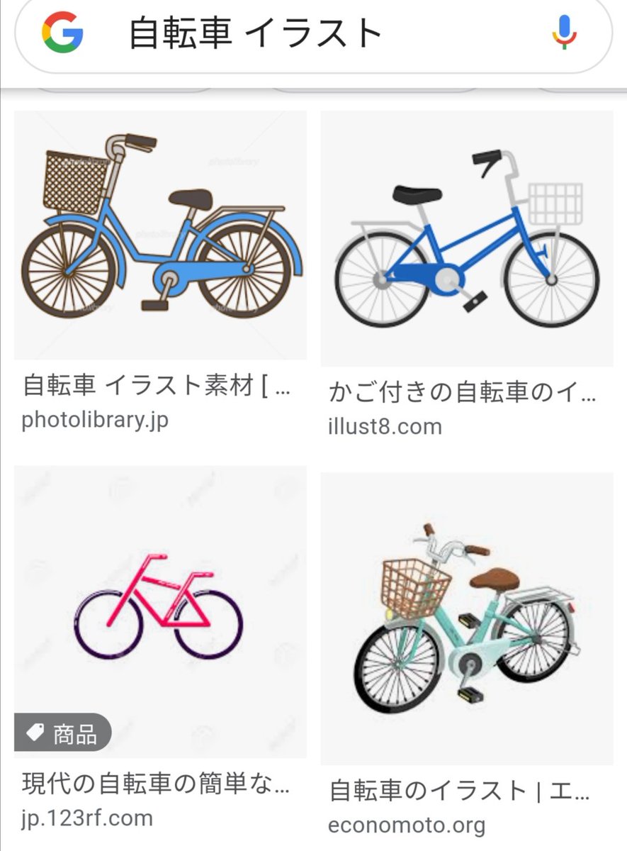 宮尾岳 A Twitteren 自転車 イラスト で検索しただけでこうだ フツーの人たちには チェーンケースが右か左かなんてどうでもいい なんである そんなのいちいち気にするのは 心の狭い自転車漫画家だけだ Tdt