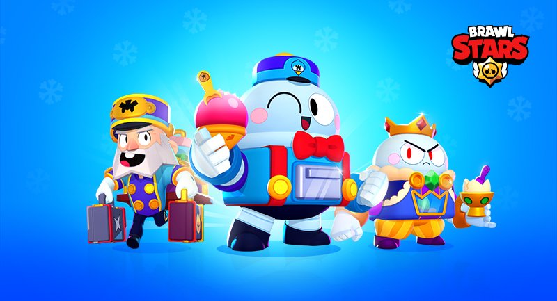 #OnePushInformación 🧐

🍦 ¡Snowtel ha llegado! ❄️

¡No olvides mirar dentro del juego, en la sección de "Novedades" todo lo que trae la nueva actualización! 

Nuevo brawler, skins y mas! 🥶🤖