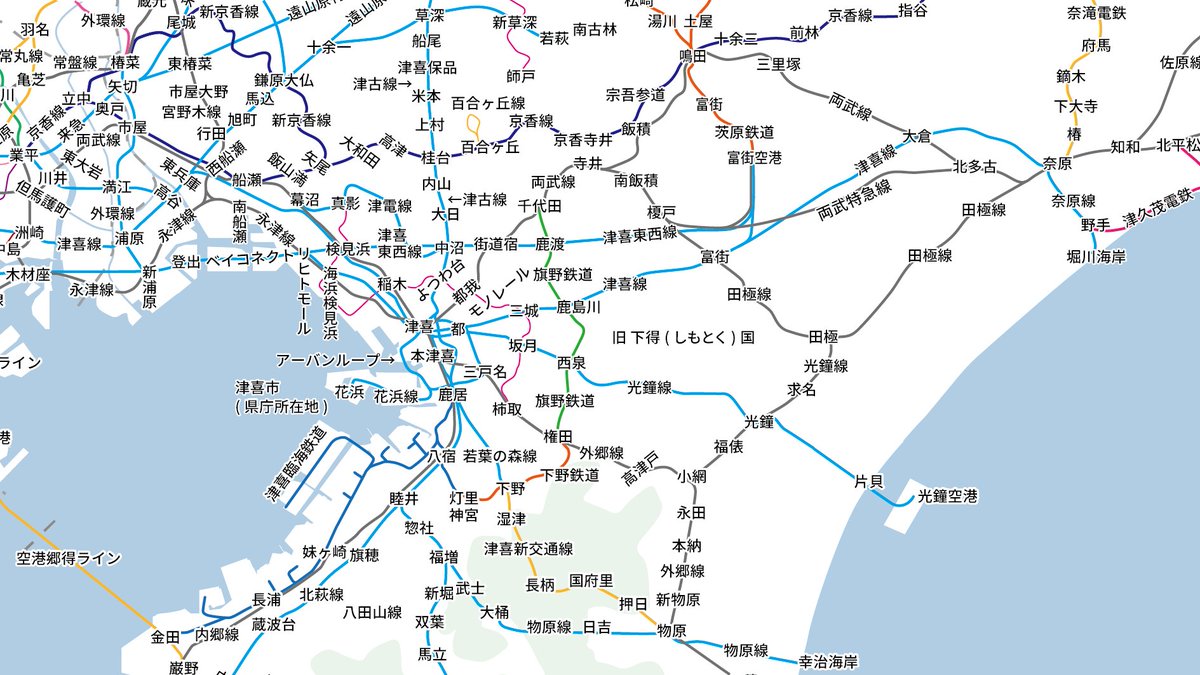 月夜野考 架空世界 千葉ベース の地図に色々書き足した 二枚目と三枚目はこの地図に描かれている範囲内が舞台のイラストです 架空鉄道 妄想鉄道 月夜野考 架空世界 千葉ベース の地図に色々書き足した 二枚目と三枚目はこの地図に描かれている範囲内が舞台のイラストです 架空鉄道 妄想鉄道