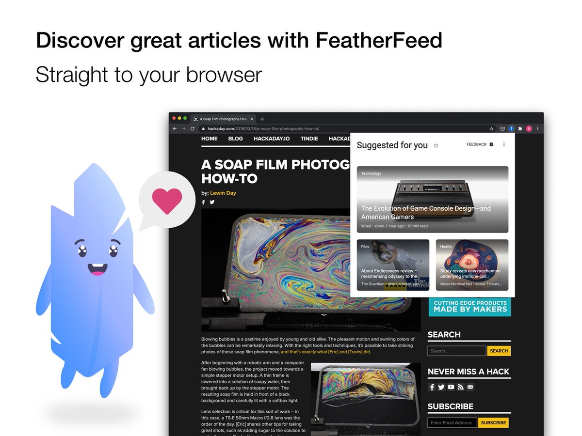 FeatherFeed: A browser plugin to discover articles without compromising privacy

betalist.com/startups/feath…