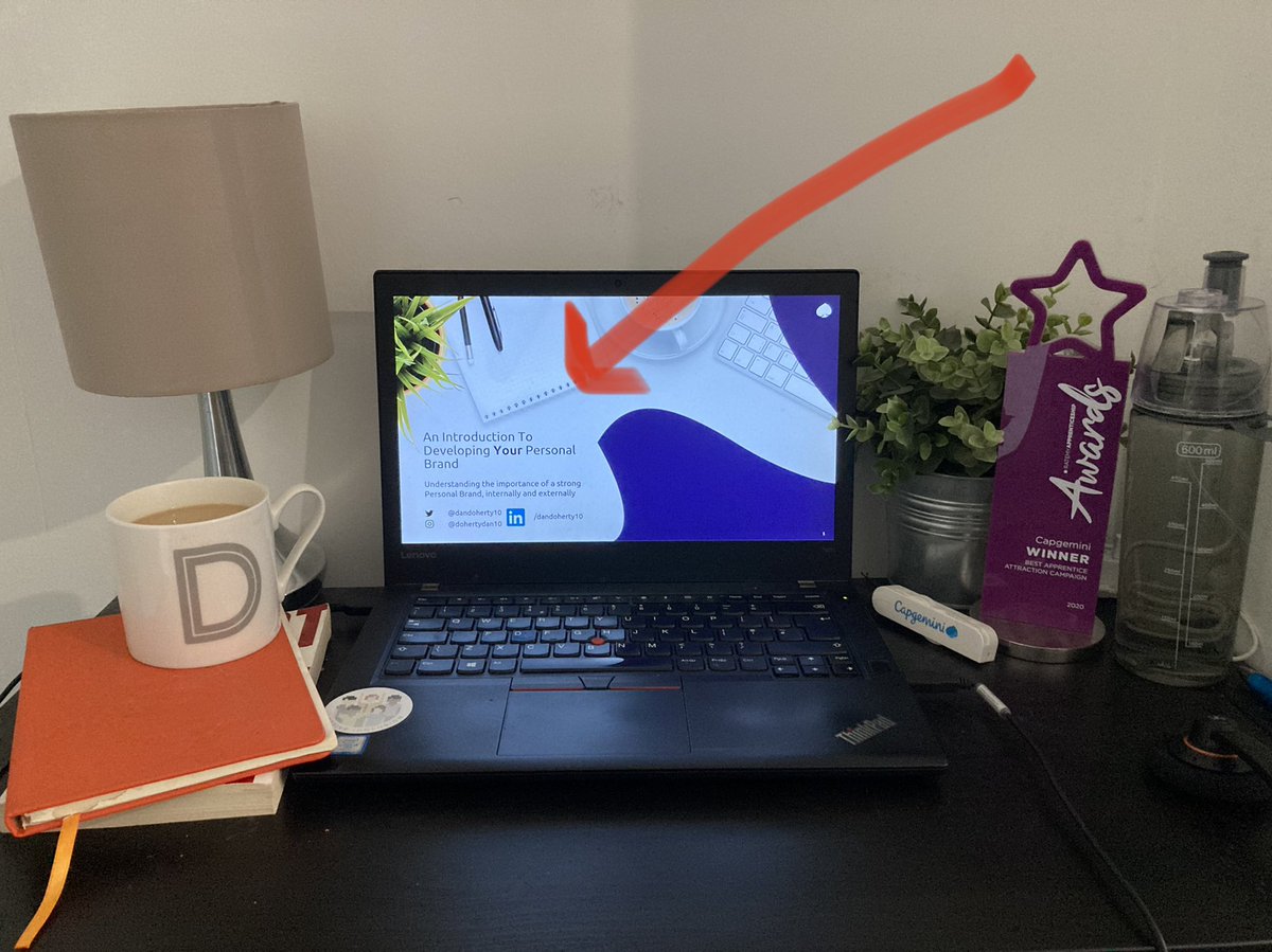 dandoherty10's tweet photo. Less than an hour until our latest #graduate and #apprentice cohort have their intro to #PersonalBranding
Such an important and relevant topic for those starting their #career.
#LifeAtCapgemini #GAPBeInspired https://t.co/iaXKaK2OGE