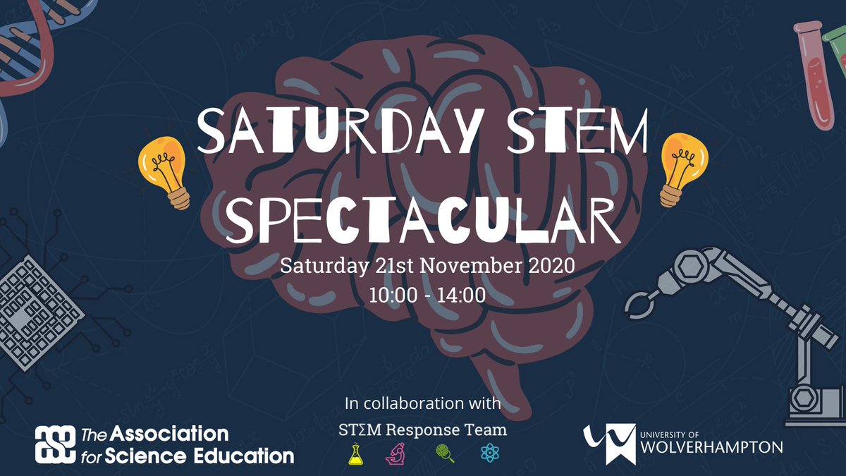We have some exciting news!

We have collaborated with <a href="/theASE/">The ASE</a> to create the Saturday STEM Spectacular!🎉

There is no better way to spend a Saturday than to fill it with fun STEM activities and its free!!🥳

Click the link to find out more 👇
bit.ly/SaturdaySTEMSp…

<a href="/wlv_uni/">University of Wolverhampton</a>